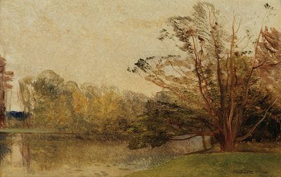 Blick in den Painshill Park, Surrey von Thomas Creswick